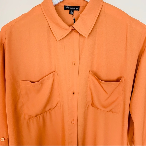 New Shinestar Button Down Top - Picture 3 of 7